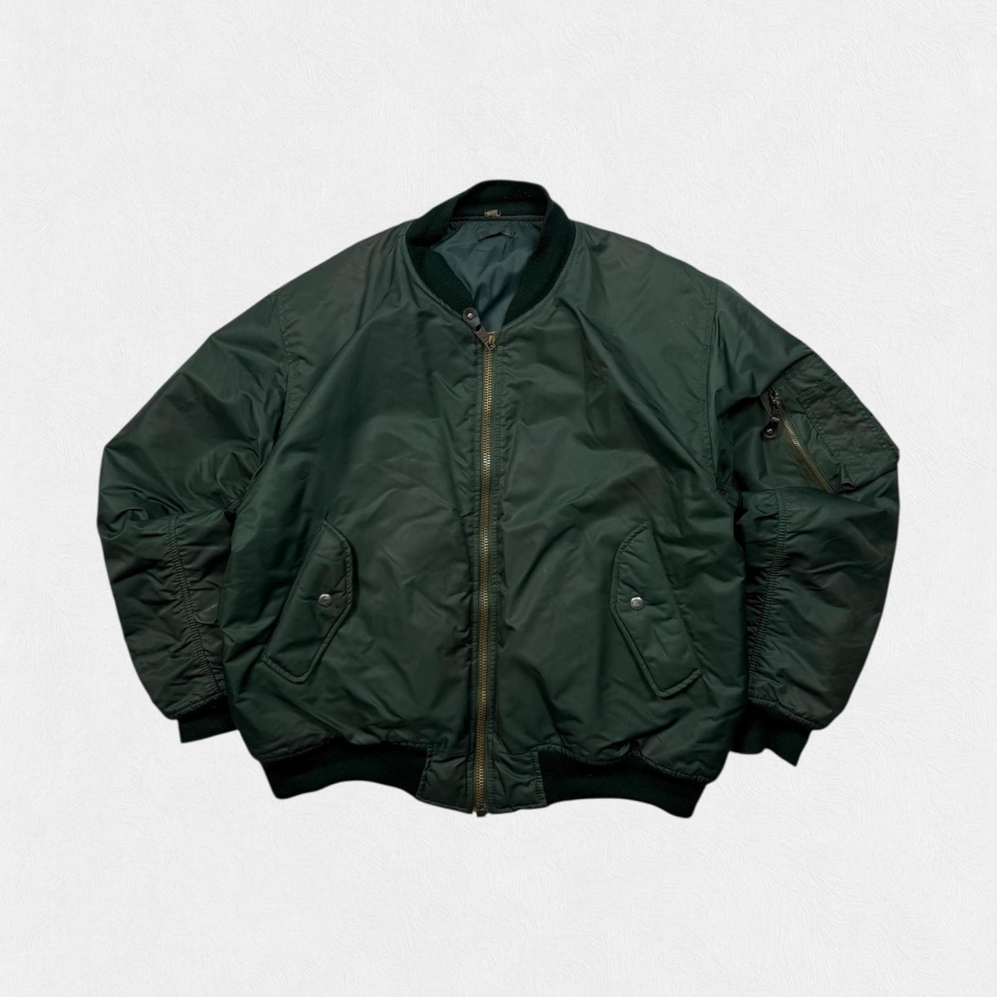 Vintage 90s MA-1 Military bomber jacket (XL)