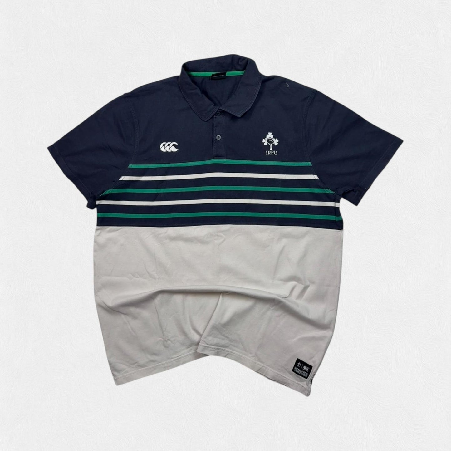 Ireland 2015 Canterbury training rugby union polo shirt (4XL)