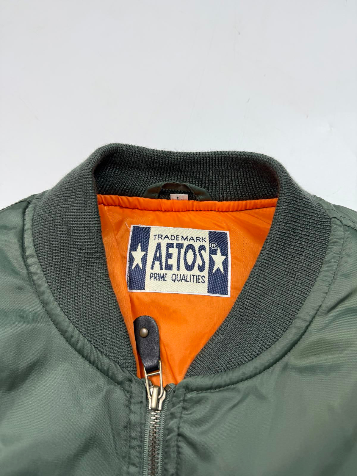 Vintage MA-1 Military bomber jacket (L)