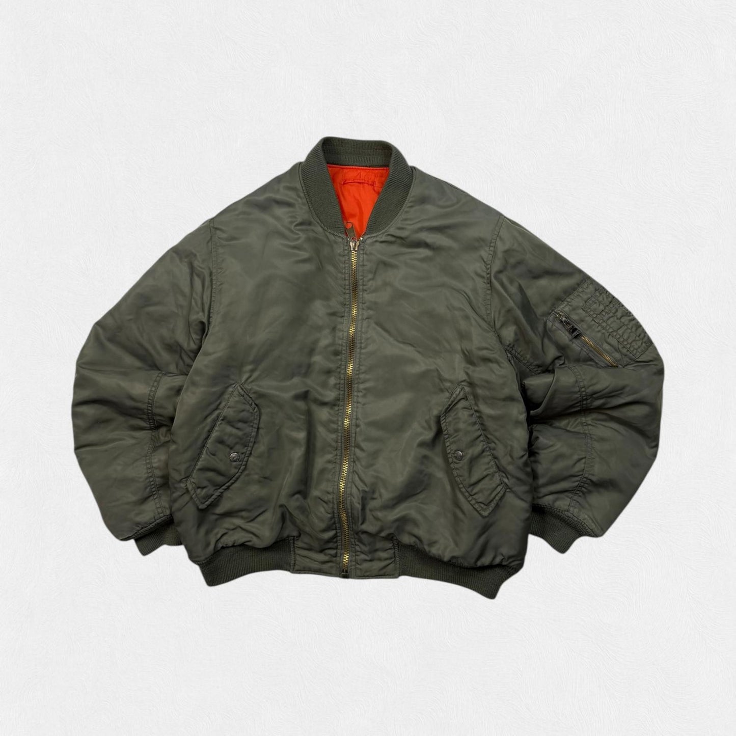 Vintage 90s MA-1 Military bomber jacket (L)
