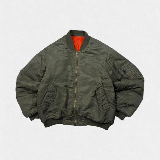 Vintage 90s MA-1 Military bomber jacket (L)