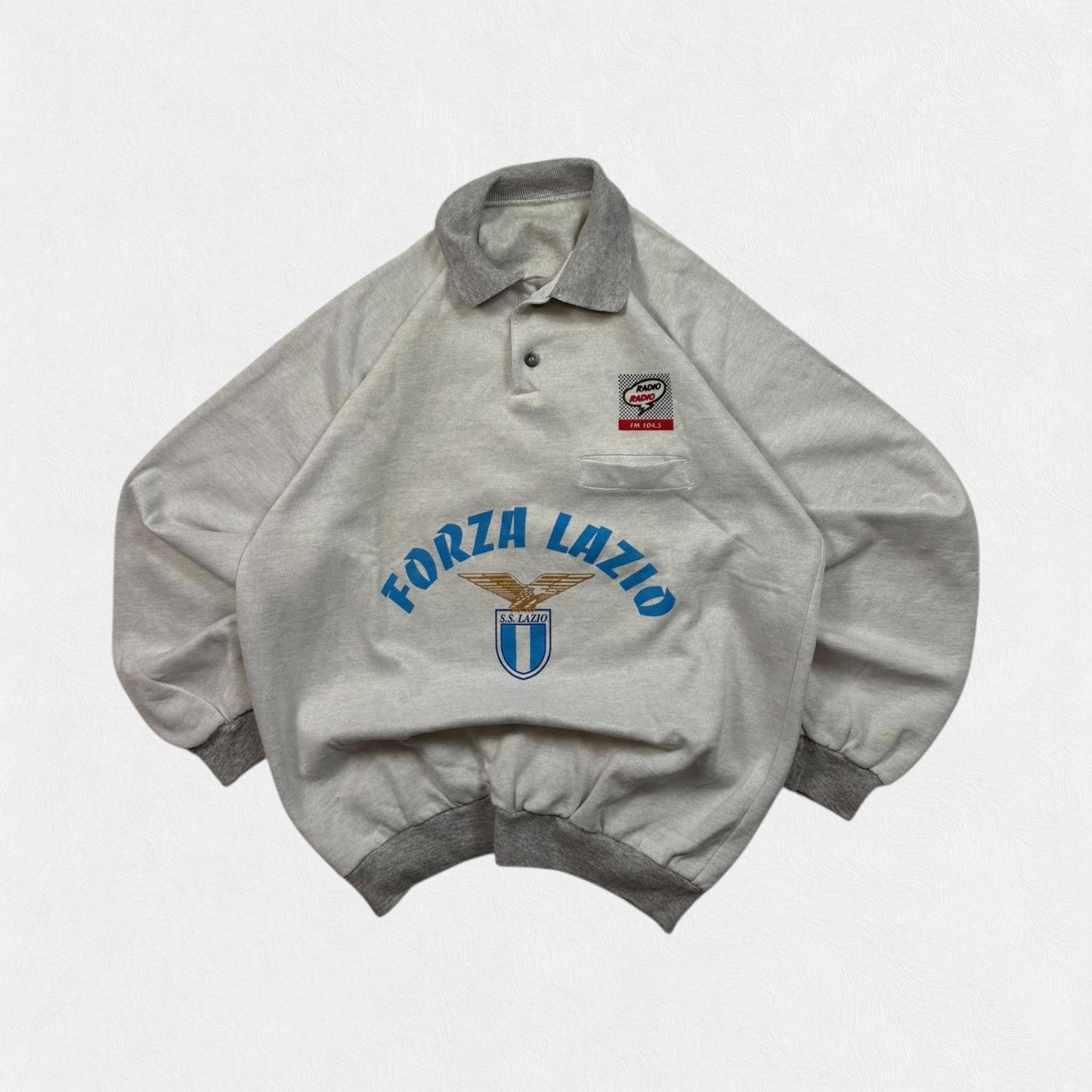 Vintage 80s Lazio graphic football sweatshirt (XL)