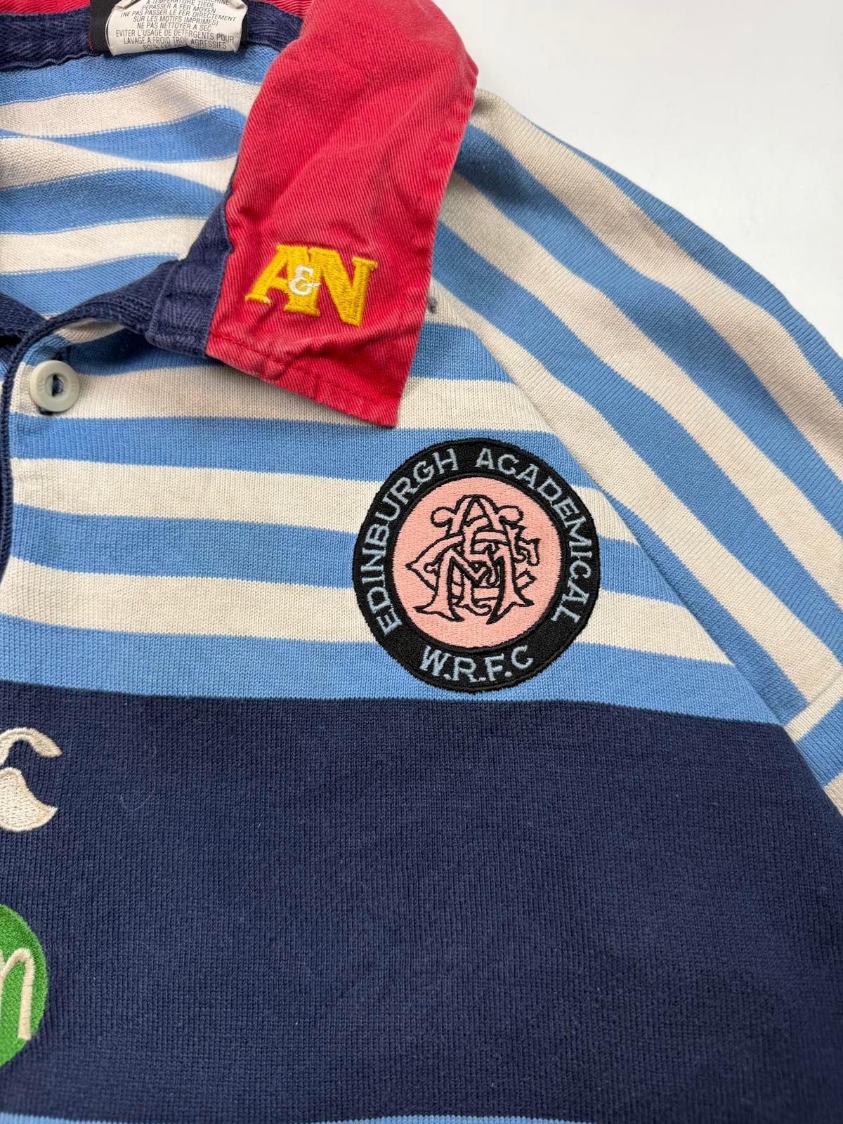 Vintage 90s Edinburgh academical Canterbury rugby union shirt (L)