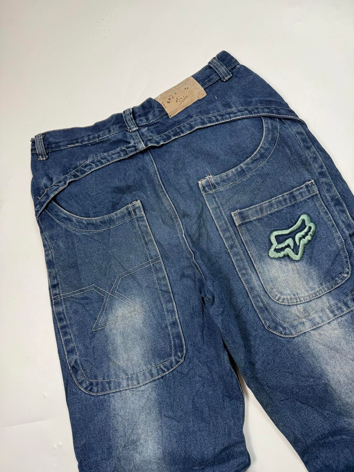 Vintage Fox Racing baggy carpenter jeans (W34)