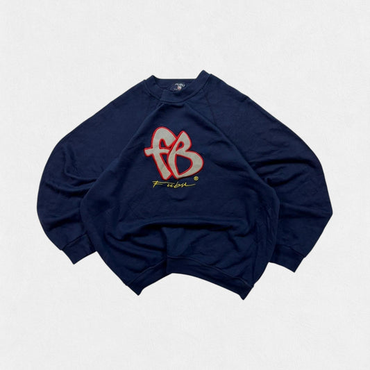 Vintage Y2K Fubu centre logo sweatshirt (L)
