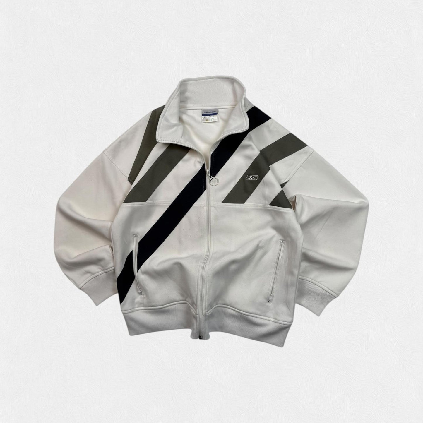 Vintage Reebok striped track top (M)