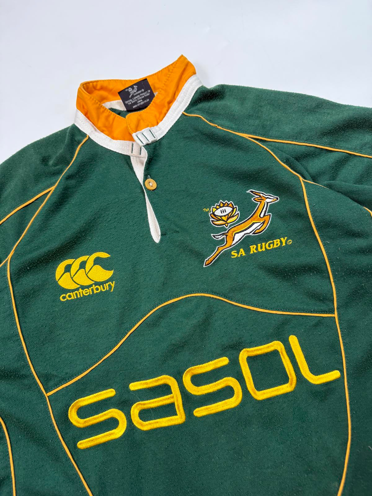 Vintage South Africa 2007/08 Canterbury rugby shirt (M)
