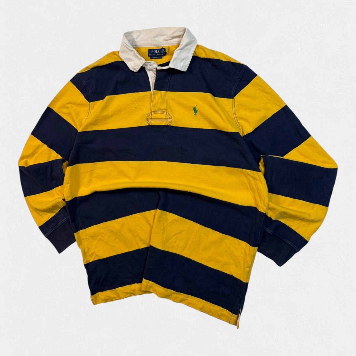 Ralph Lauren striped rugby polo shirt (XL)