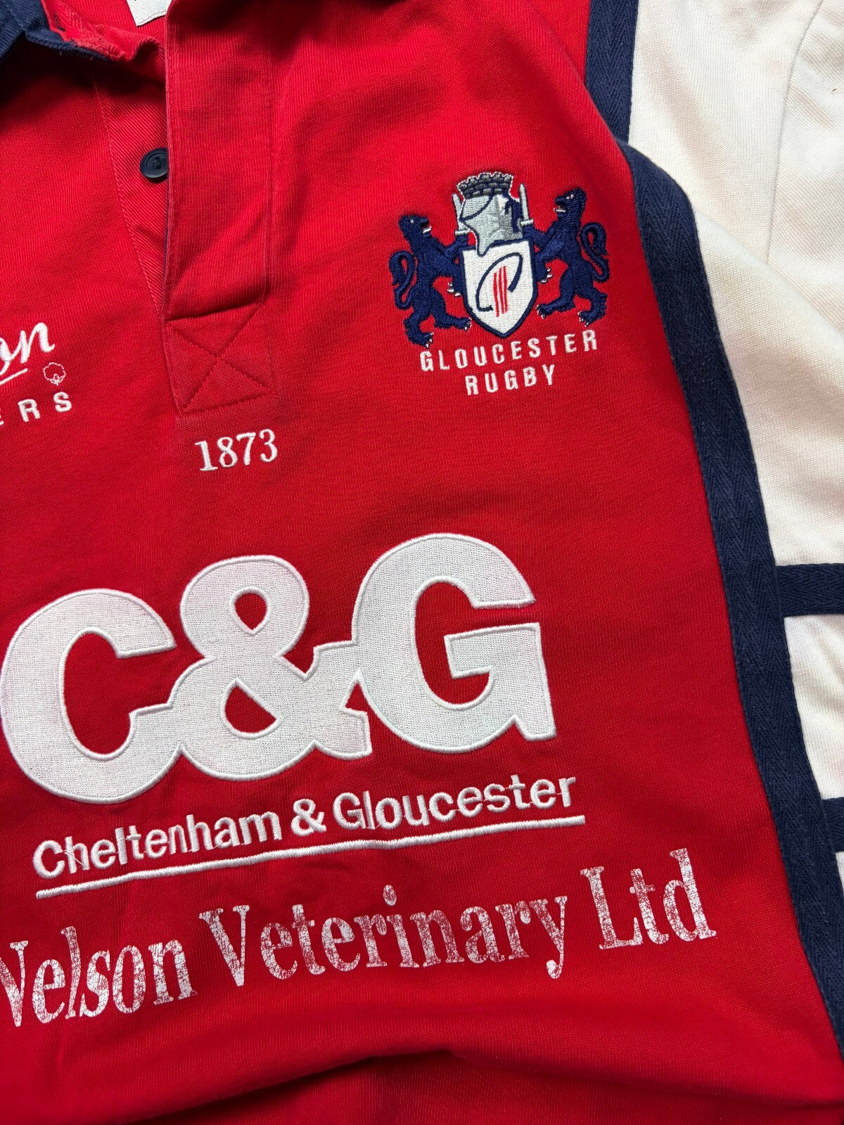 Vintage Gloucester 2005-07 Cotton Traders rugby shirt (L)