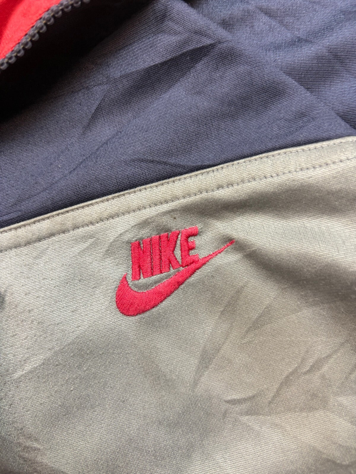 Vintage 90s Nike colour block abstract track jacket (L)