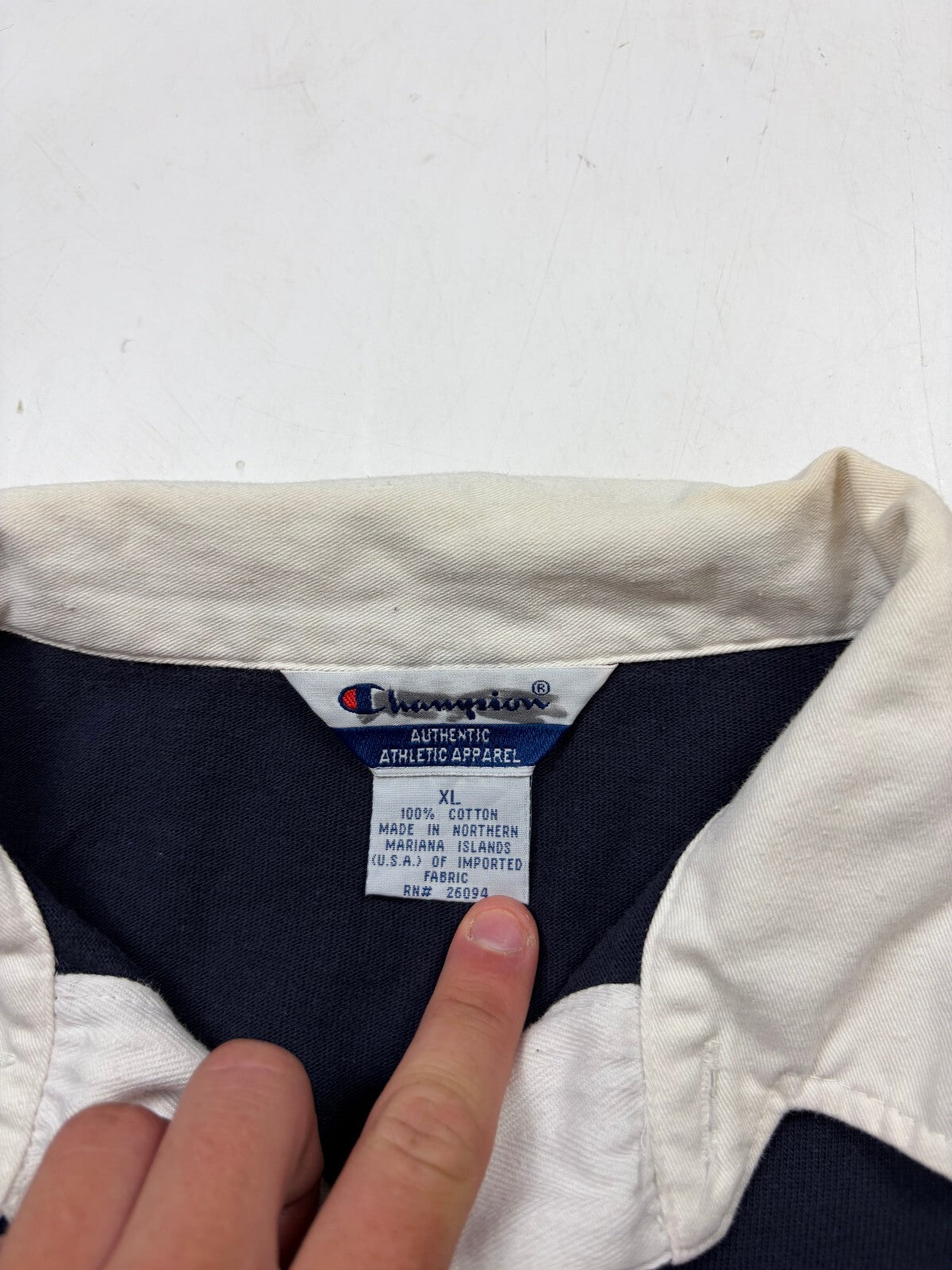 Vintage Champion Atlanta 1996 rugby polo shirt (XL)
