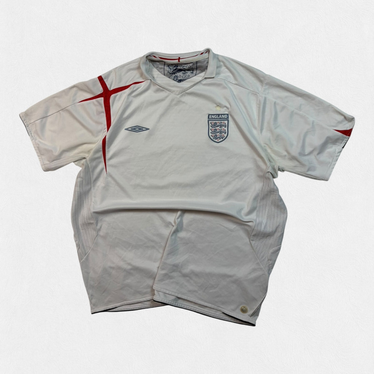 Vintage England 2005-07 Umbro home football shirt (3XL)