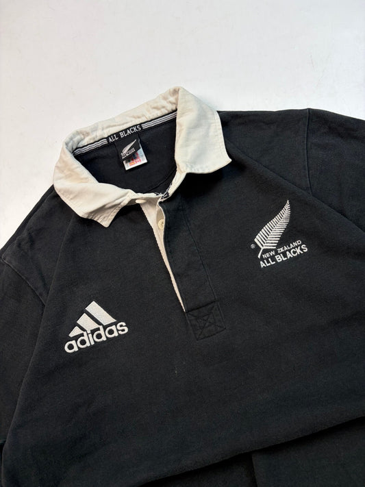 Vintage New Zealand all blacks 1999/00 Adidas rugby shirt (M)