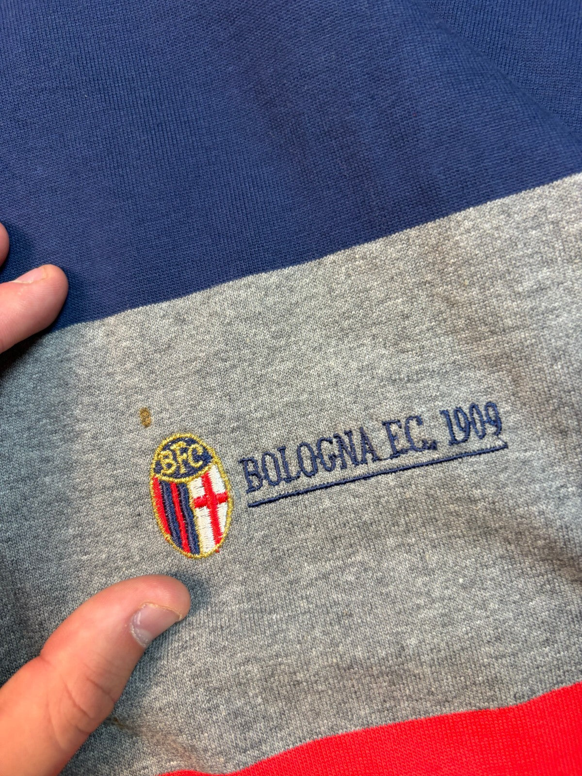 Vintage Bologna 1996/97 Diadora football polo shirt (XXL)