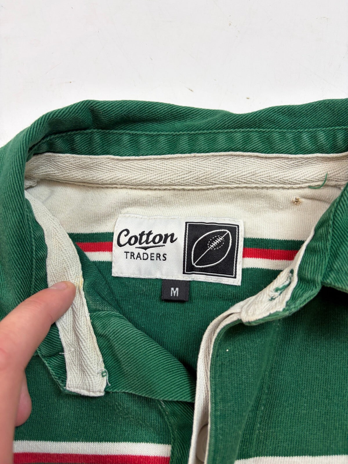 Vintage Leicester Tigers 2007/08 Cotton Traders rugby shirt (M)