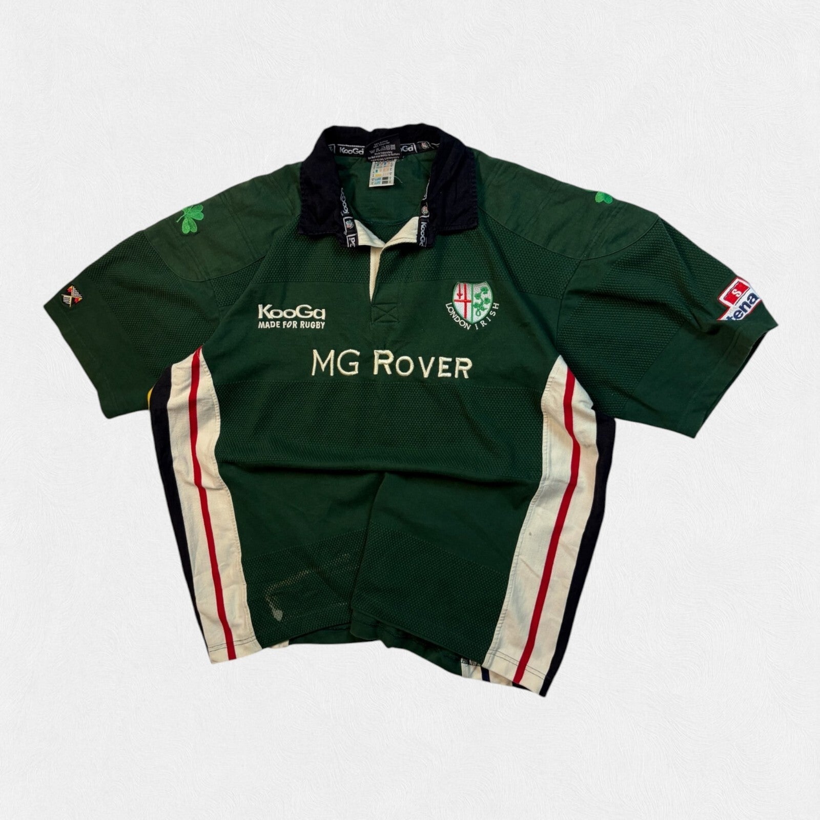 Vintage London Irish 2001/02 Kooga home rugby shirt (XL)