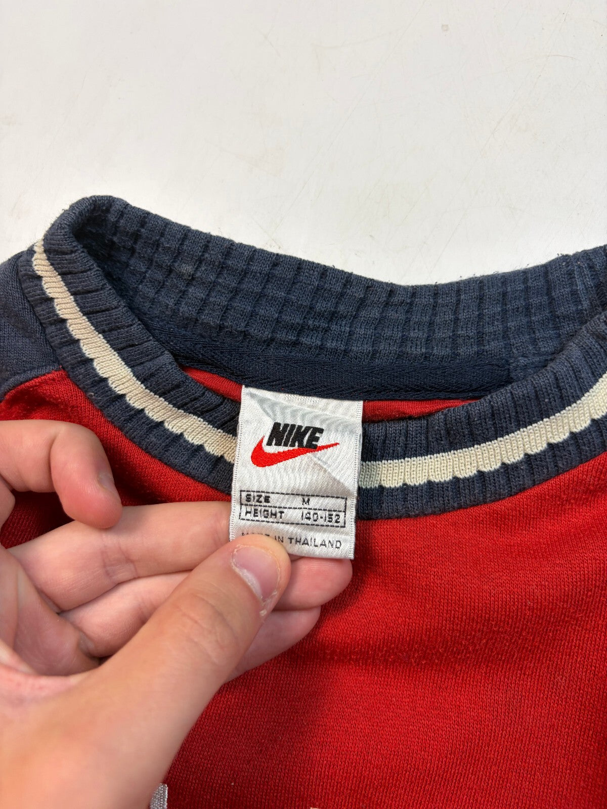 Vintage 90s Nike spell out sweatshirt (M)