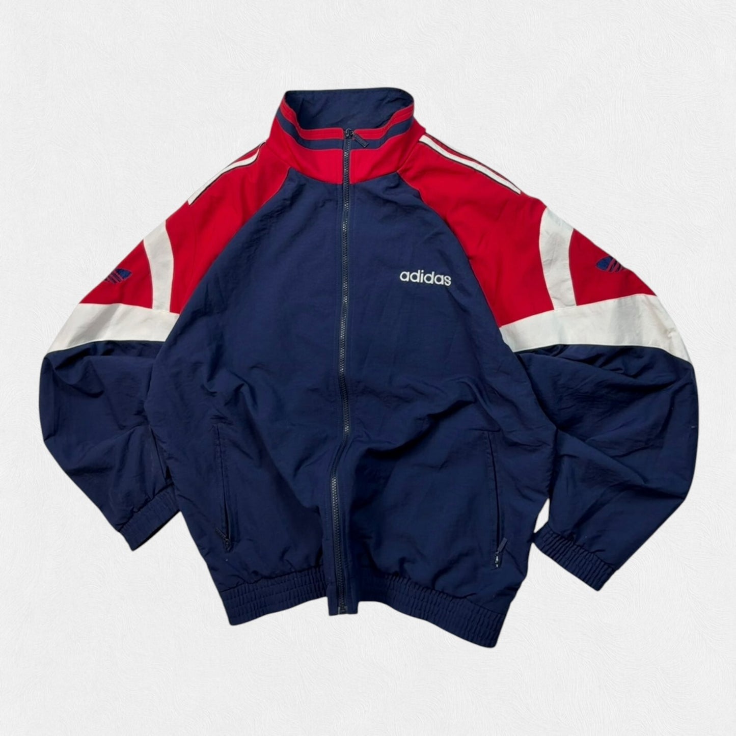 Vintage 90s Adidas originals colour block full tracksuit (L)