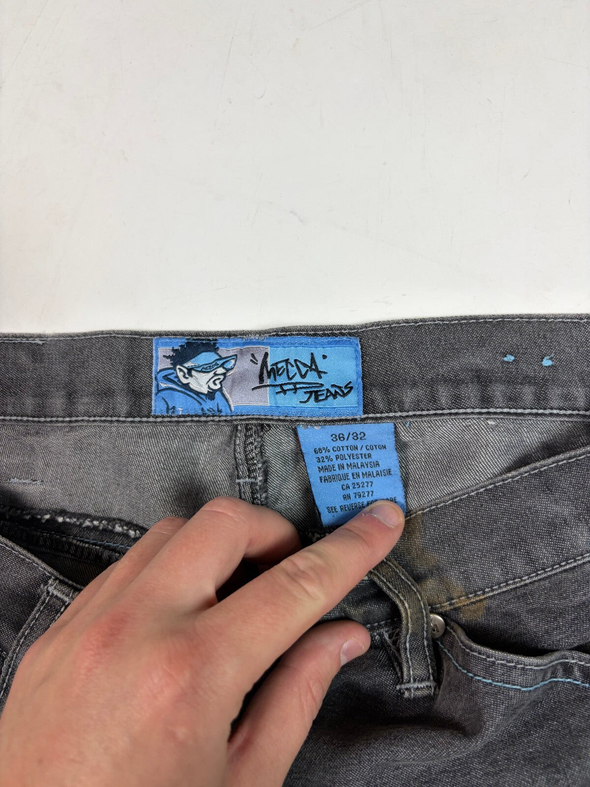 Vintage Y2K Mecca baggy hip hop carpenter jeans (W36)