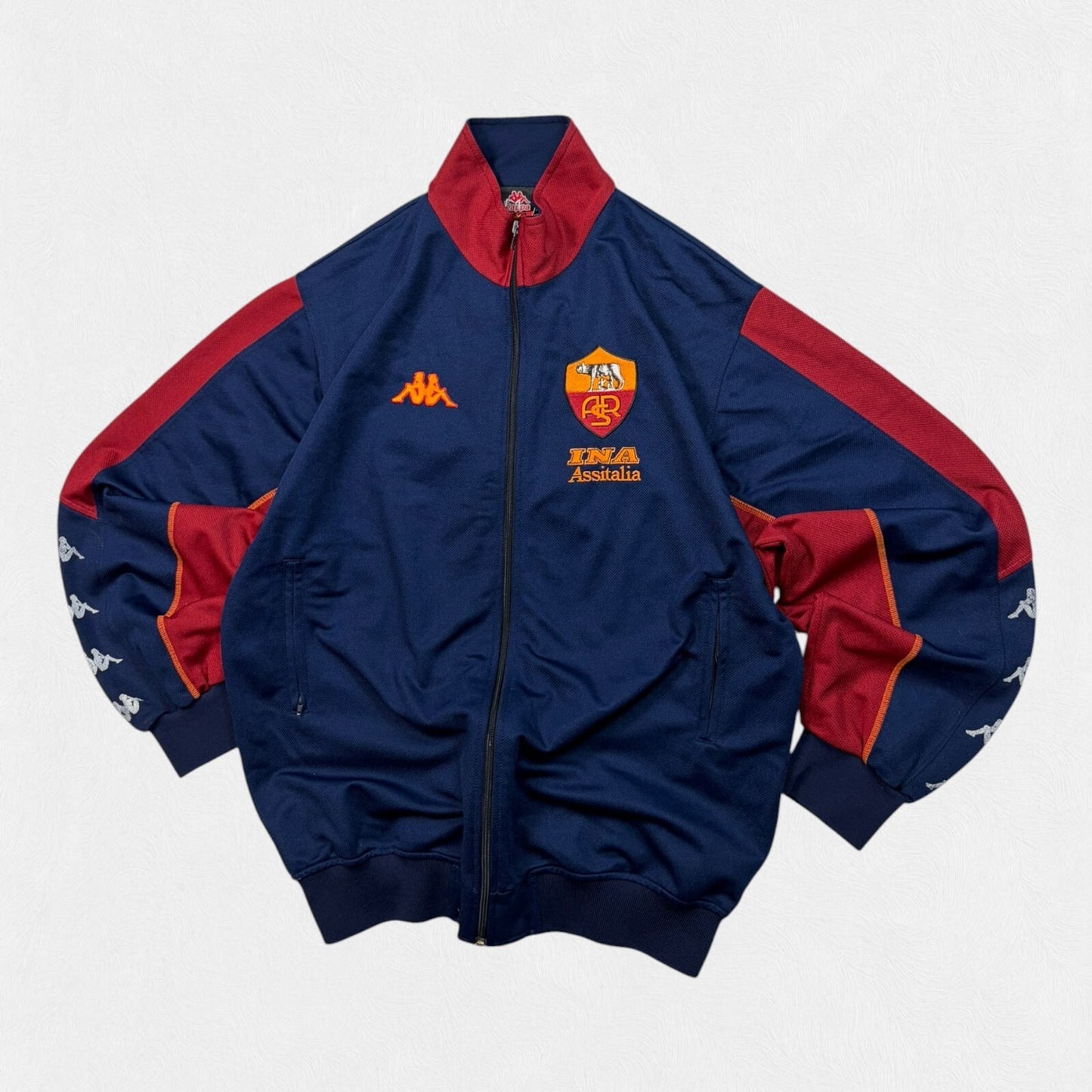 Vintage AS Roma 2001/02 Kappa full tracksuit (XXL)