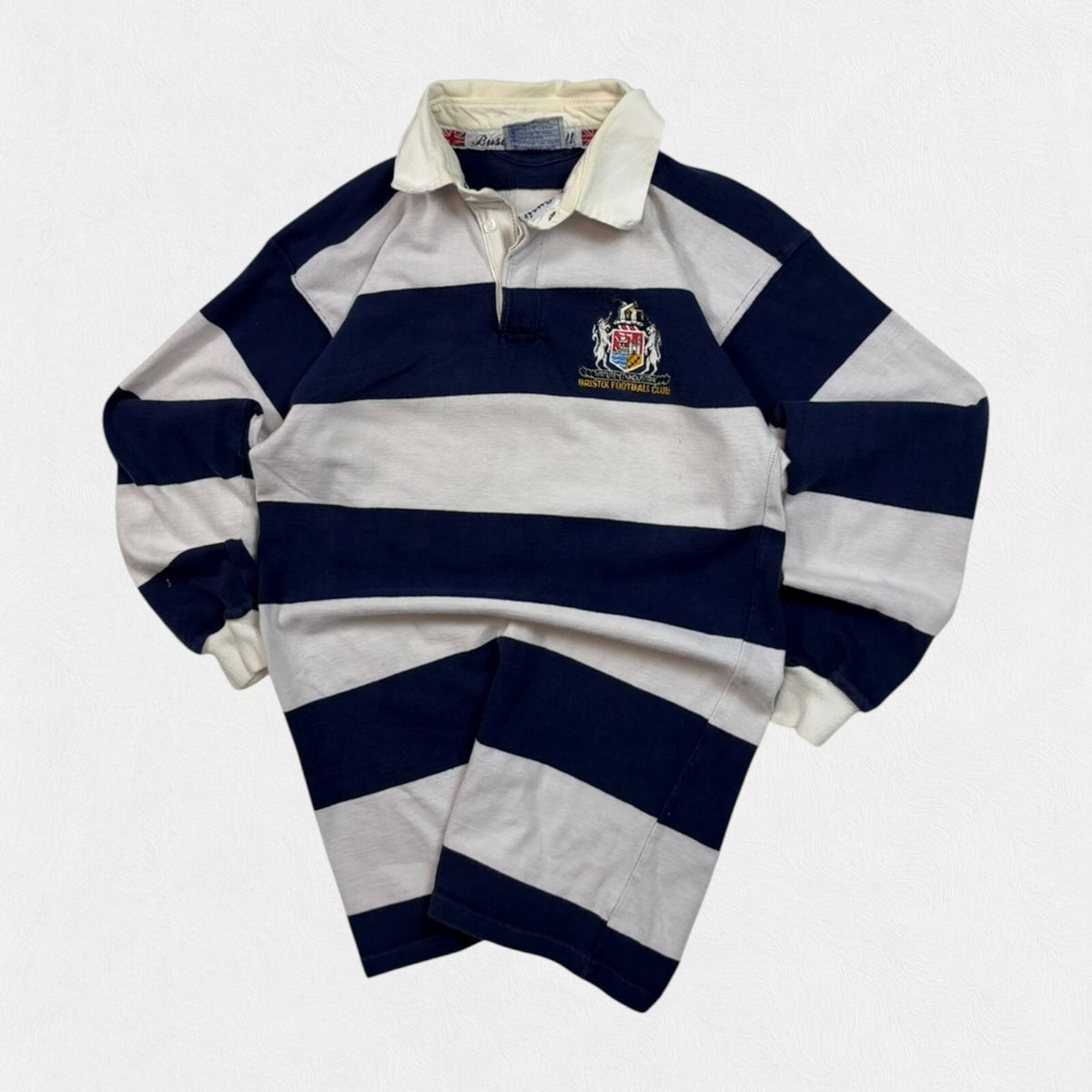 Vintage 80s Bristol home rugby union shirt (L)