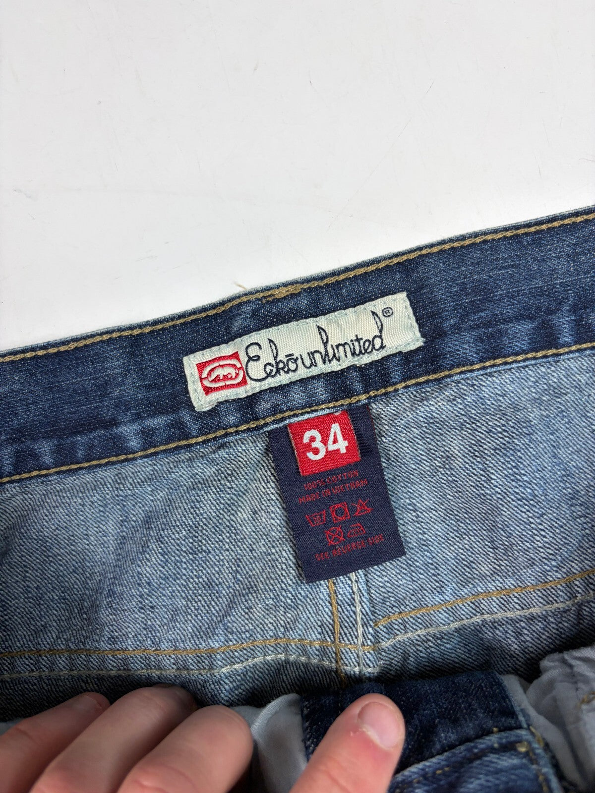 Vintage Y2K Ecko Unltd baggy hip hop jeans (W34)