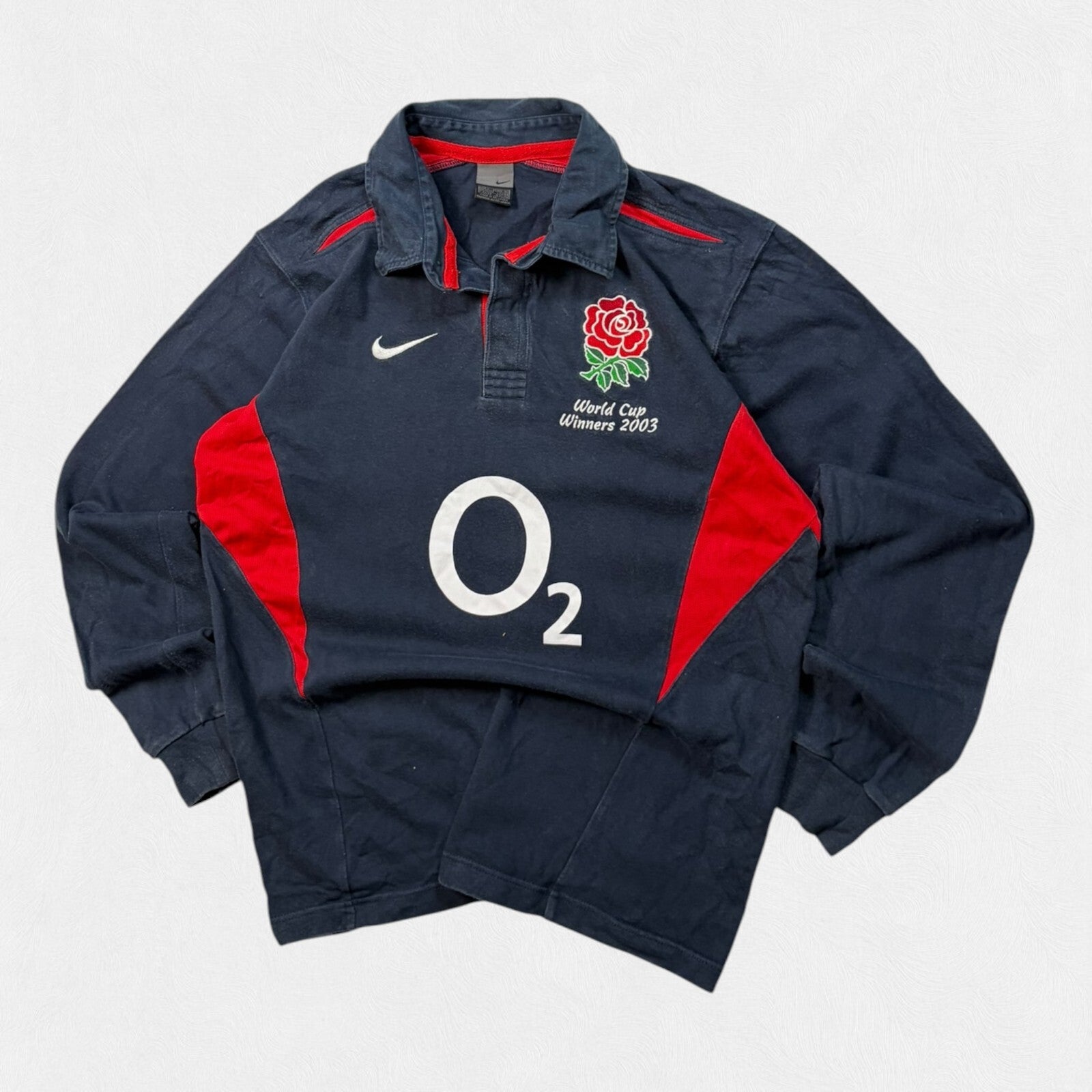 Vintage England 2003 world cup Nike rugby shirt (L)
