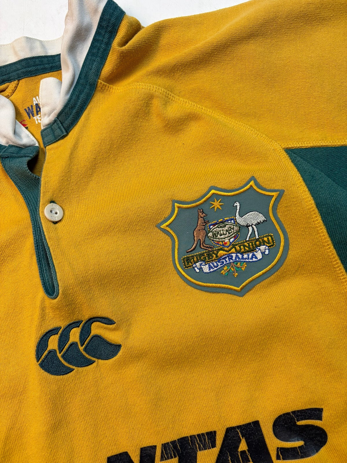 Vintage Australia 2006/07 Canterbury home rugby union shirt (M)