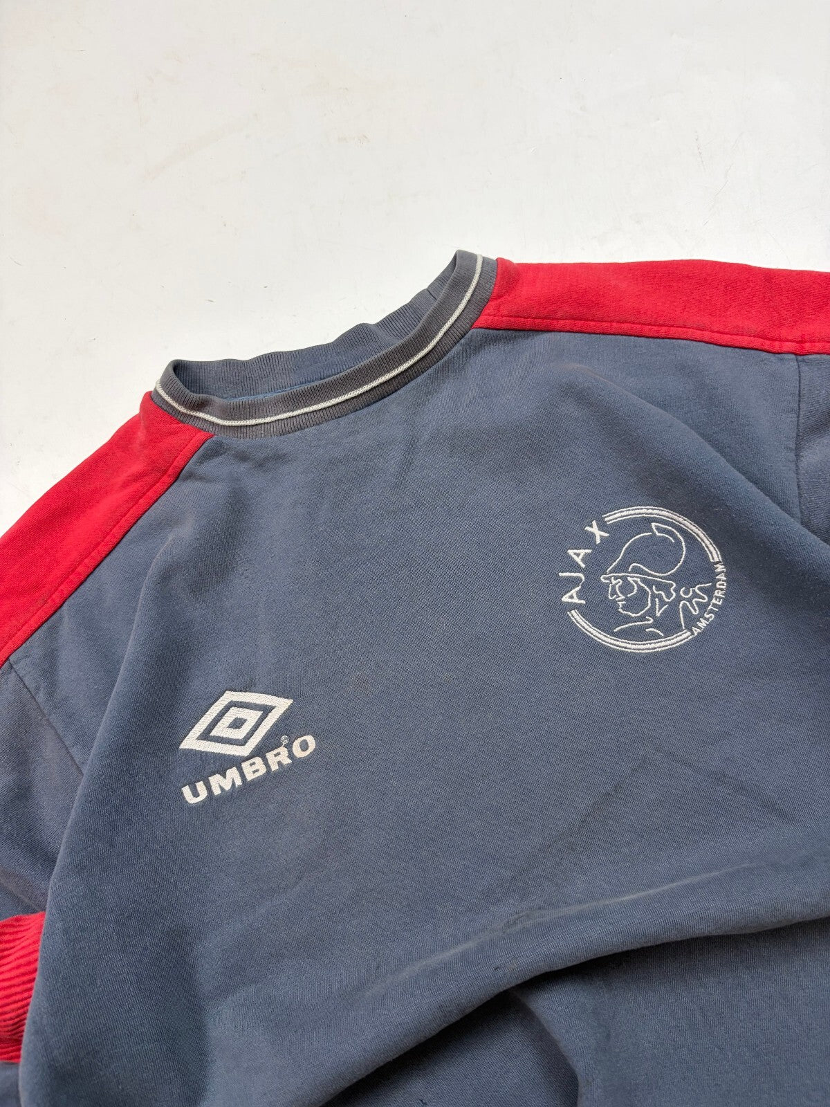 Vintage 90s Ajax Umbro football sweatshirt (S)