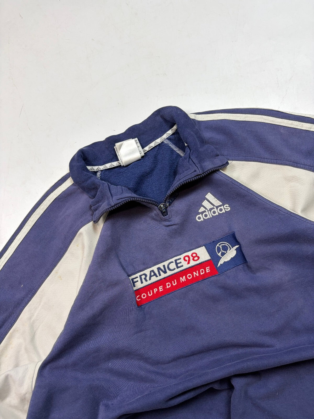 Vintage France 1998 world cup quarter zip sweatshirt (M)
