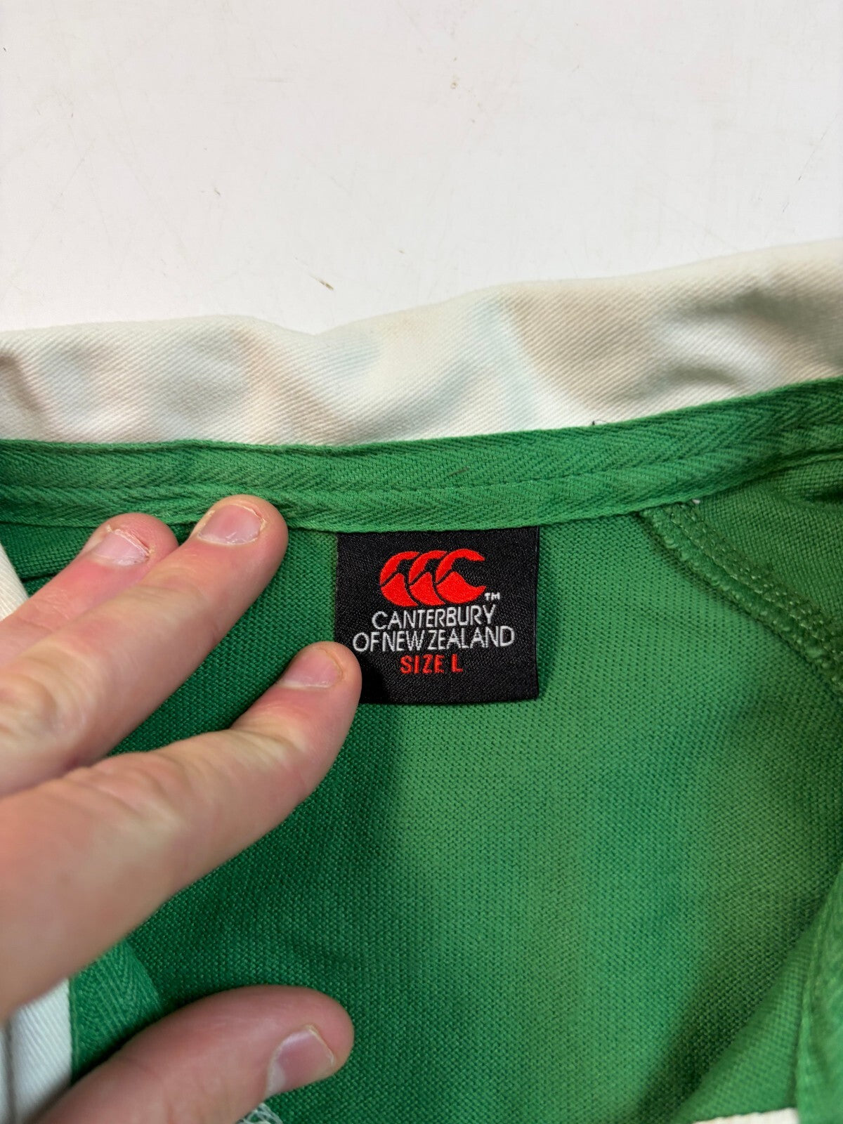 Vintage Ireland 2006/07 Canterbury rugby union shirt (L)