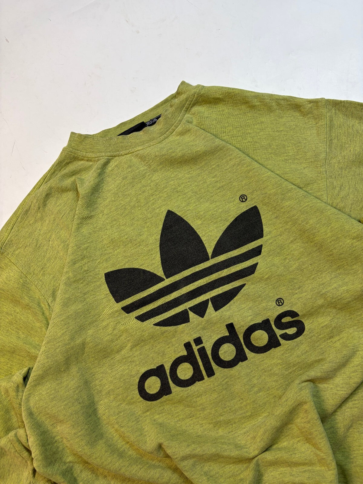 Vintage 90s adidas originals centre logo sweatshirt (L)