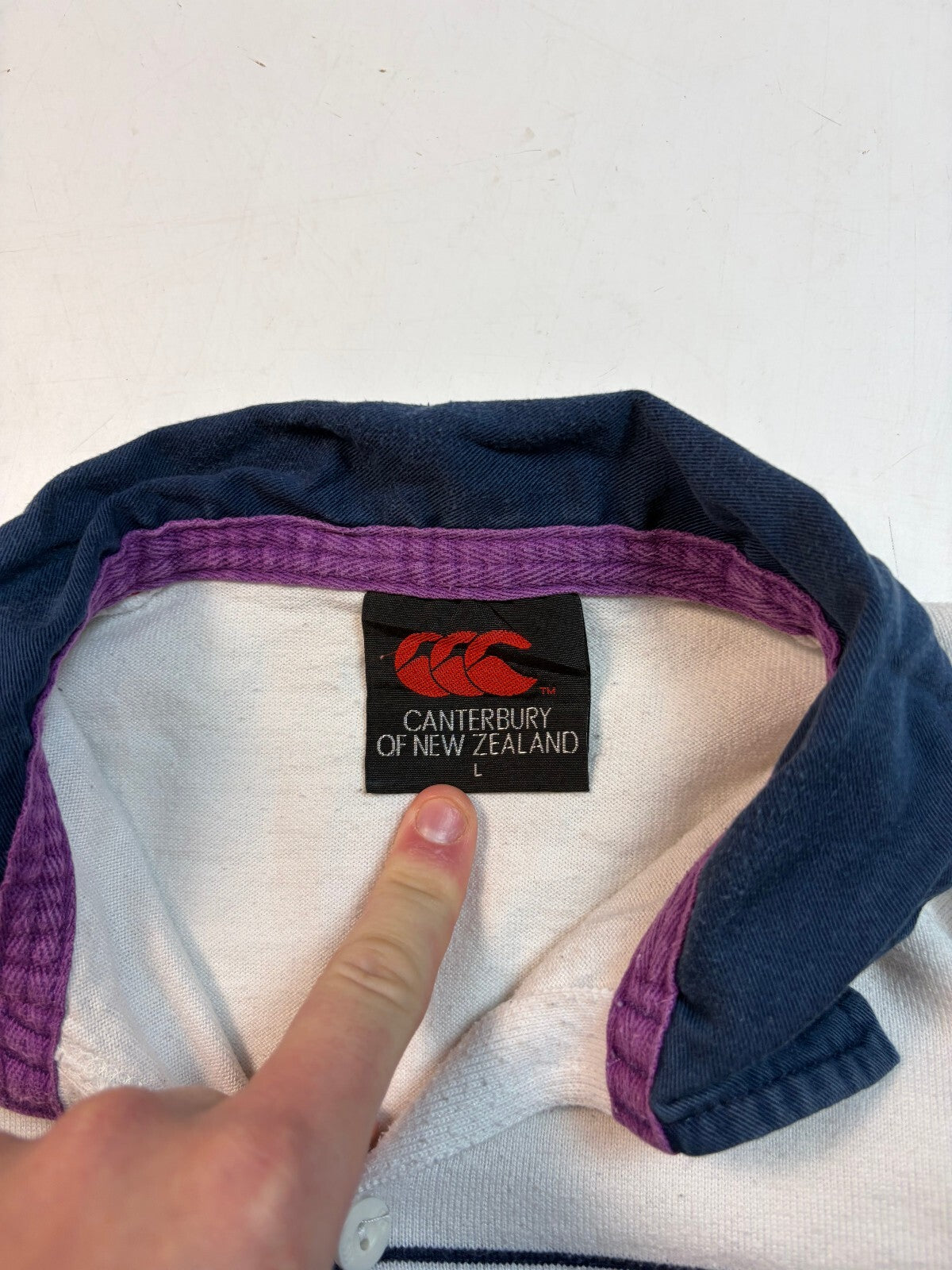 Vintage Scotland 2001/02 Canterbury away rugby union shirt (L)