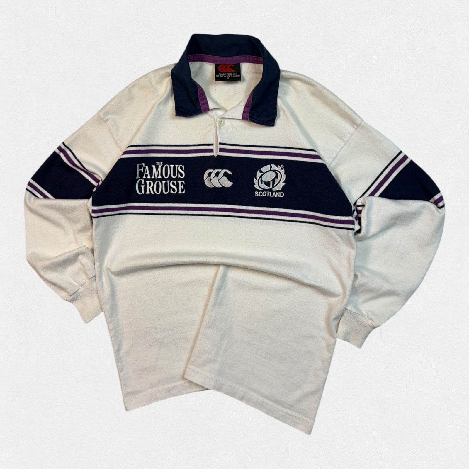 Vintage Scotland 2001/02 Canterbury away rugby shirt (M)