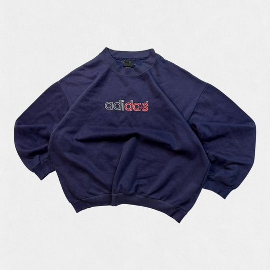 Vintage Adidas spell out sweatshirt (L)
