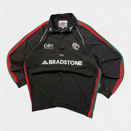 Vintage Leicester Tigers 2004/05 Cotton Traders away rugby union shirt (XL)