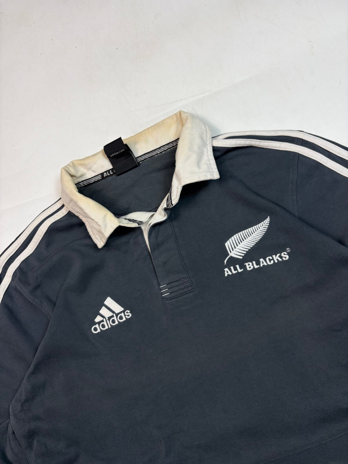 Vintage New Zealand all blacks 2005/06 Adidas rugby shirt (S)