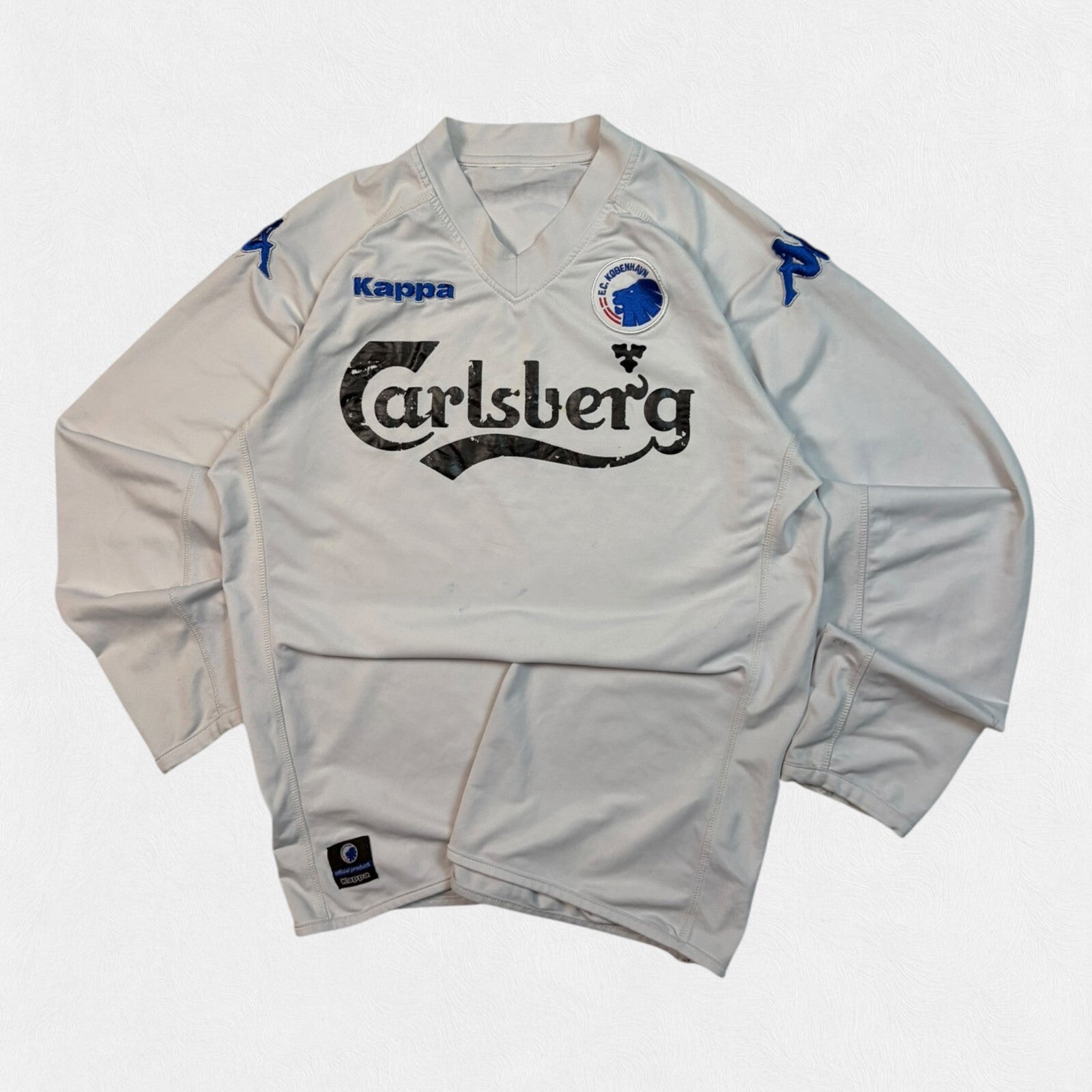 Vintage Copenhagen 2005/06 Kappa long sleeve football shirt (L)
