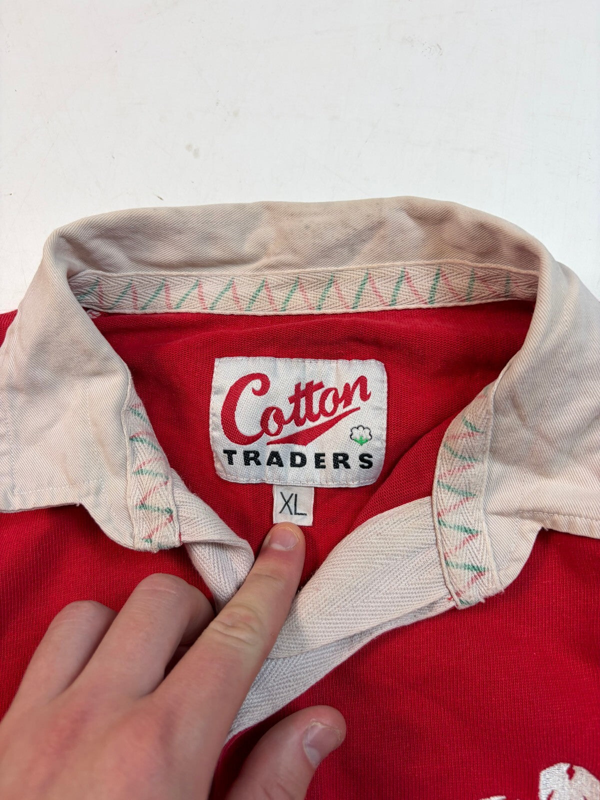Vintage Wales 1995/96 Cotton Traders rugby shirt (XL)