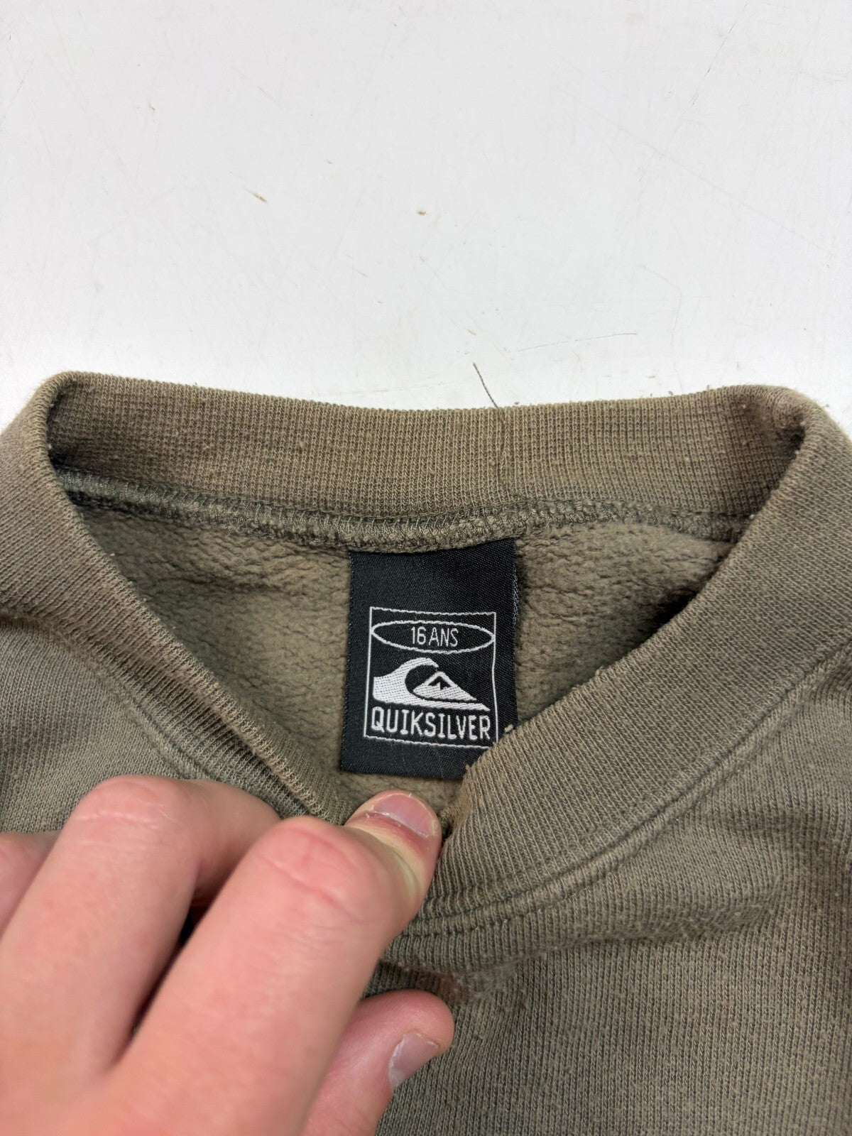 Vintage Y2K Quiksilver spell out sweatshirt (S)