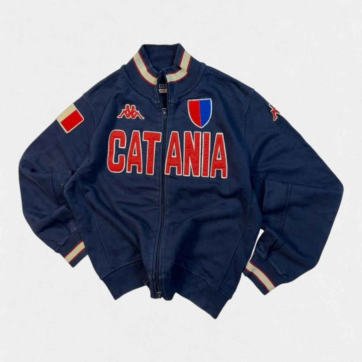 Vintage Y2K Kappa Catania full zip track top (S)