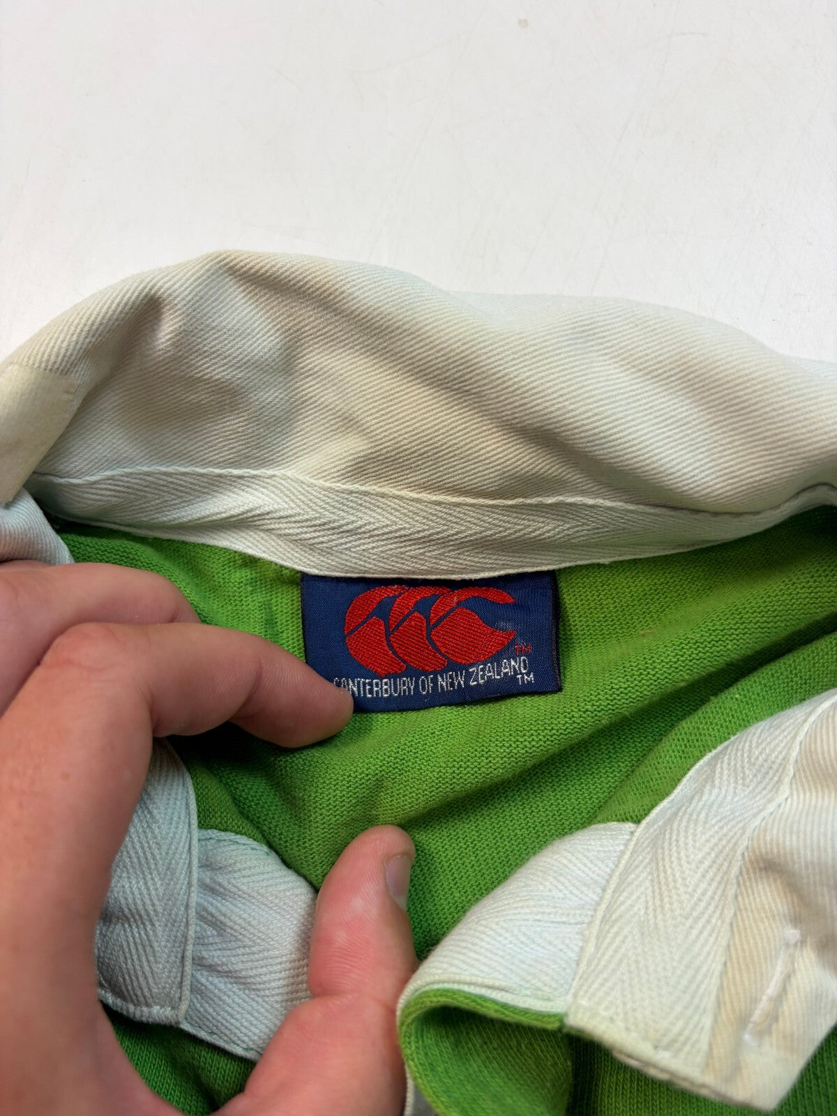 Vintage 80s Ireland Canterbury supporters rugby union shirt (XL)