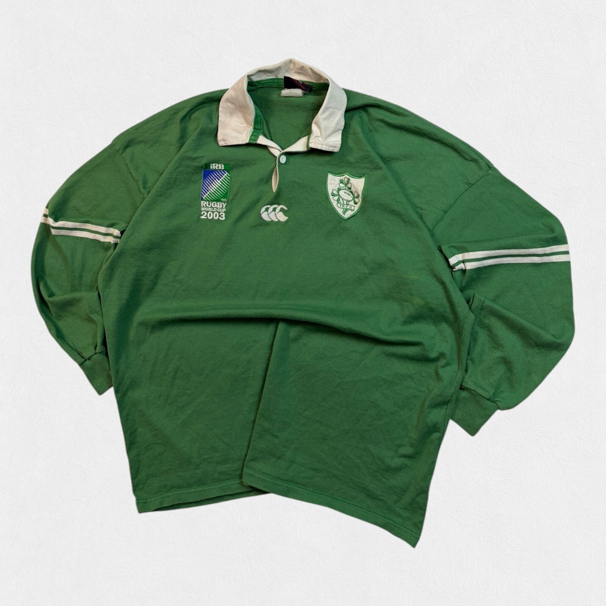 Vintage Ireland 2003 world cup Canterbury rugby shirt (3XL)