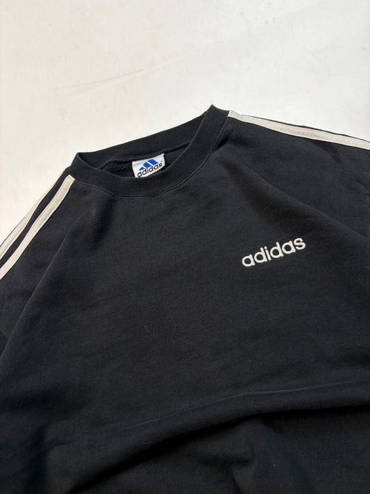 `Vintage 90s adidas side stripe sweatshirt (M)