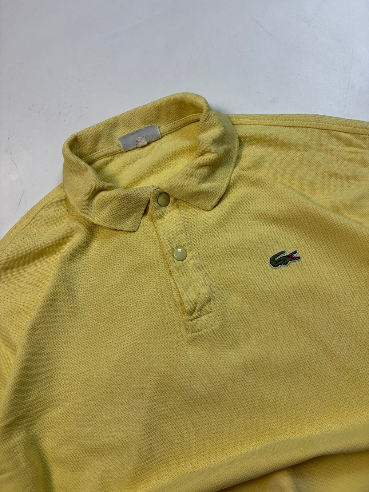 Vintage 80s Lacoste la chemise collared sweatshirt (XL)