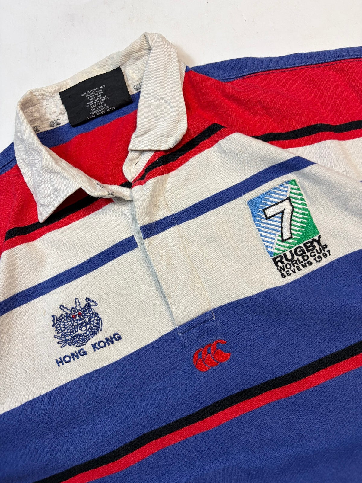 Vintage Hong Kong 1997 sevens world cup rugby shirt (L)