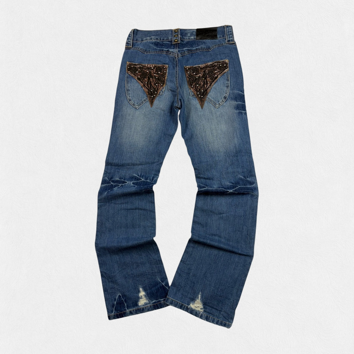 Vintage Y2K Big Train Japanese bootcut hip hop jeans (W32)