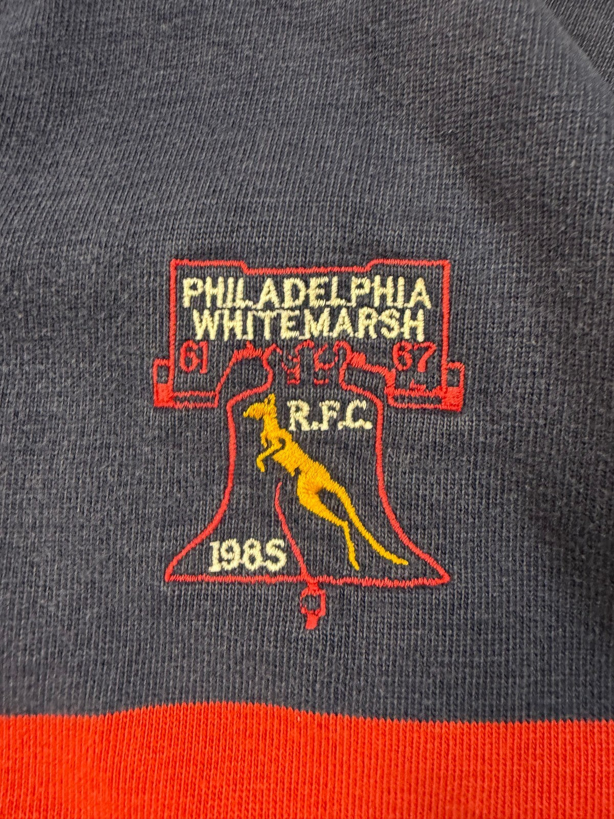 Vintage 90s Philadelphia Whitemarsh Halbro rugby union shirt (XL)