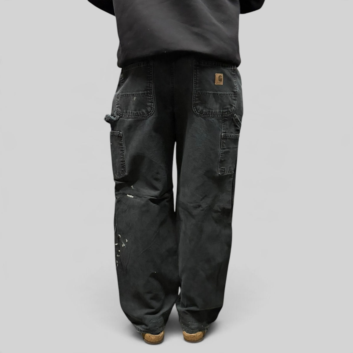 Vintage Carhartt paint splattered baggy carpenter pants (W34)