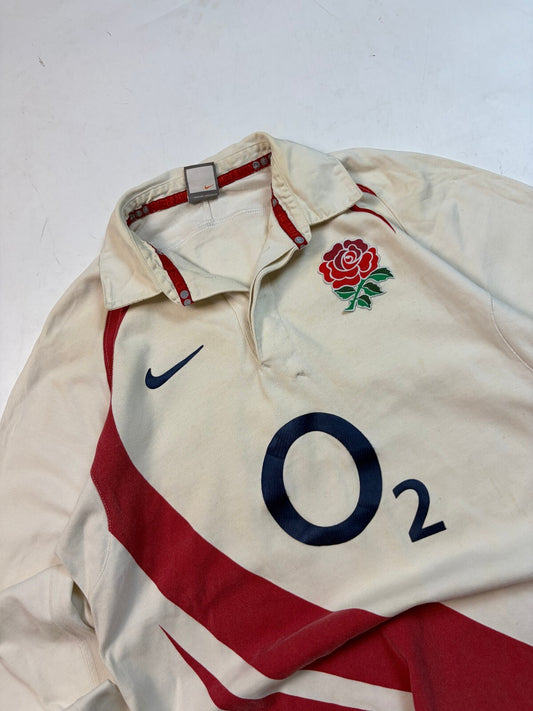 Vintage England 2007-09 Nike home rugby union shirt (M)